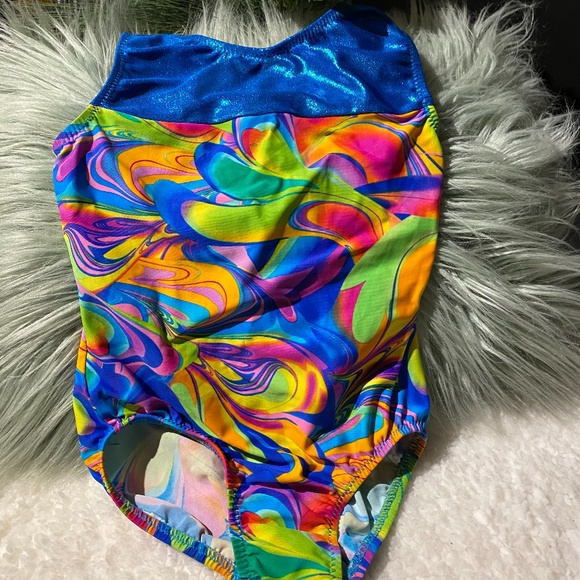 Girls Gymnastics Body Suit - Picture 1 of 3